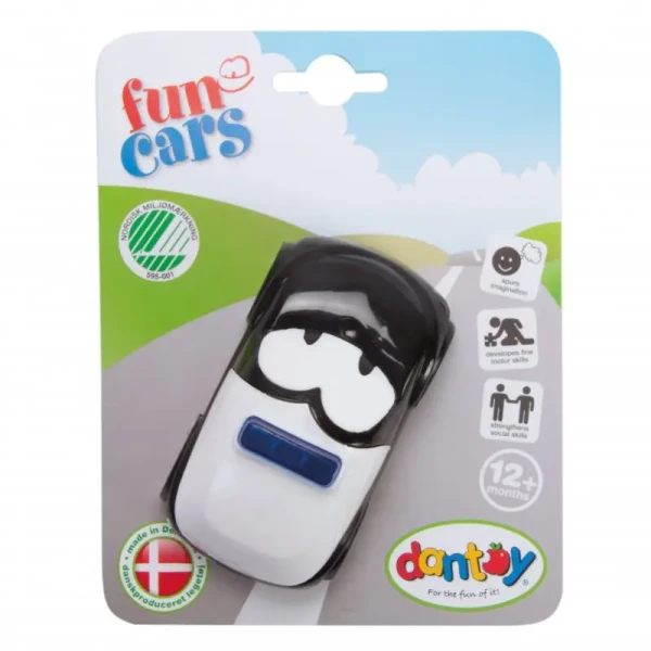 DANTOY Fun Cars policejní auto černé 1ks 12m+