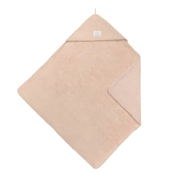 LÄSSIG Muslin/Terry Hooded Towel dots peach rose