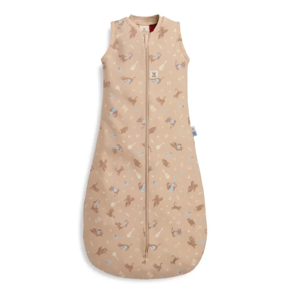 ERGOPOUCH Vak na spanie organická bavlna Jersey Melody 3-12m, 6-10kg, 0,2tog