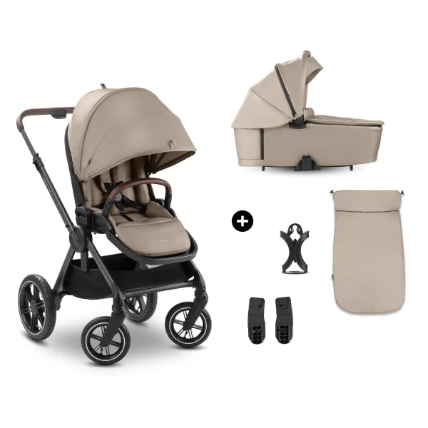 Hauck Kombinovaný kočík Comfort N Care Air 2v1 mocha