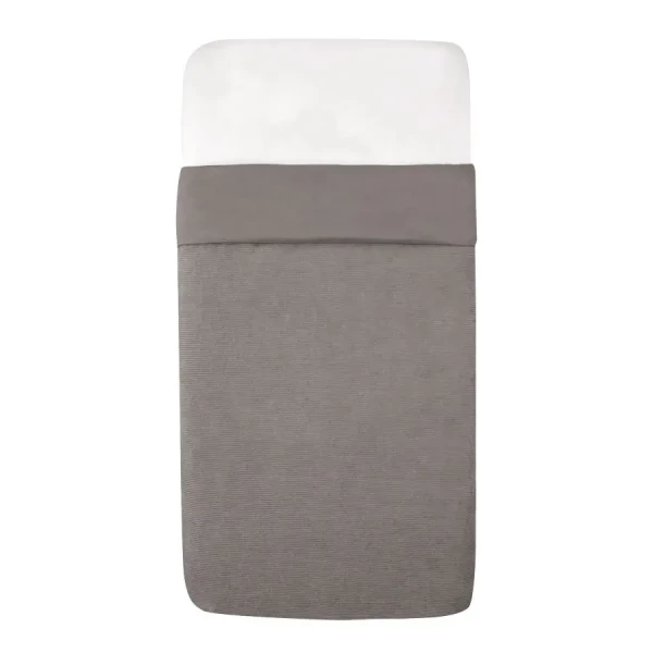 Witlof for Kids deka Tuck-inn (TOG 1,8) 40 x 80 cm Warm Grey velvet rib
