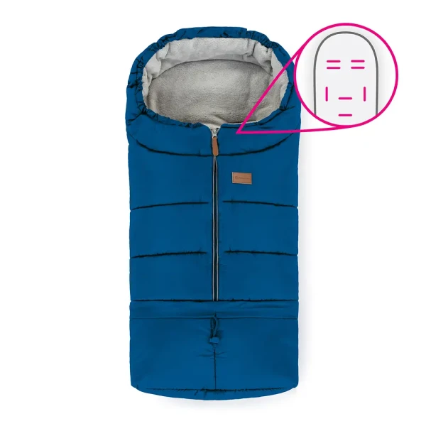 PETITE&MARS Fusak nastavitelný 3v1 Jibot Horizontal Ocean Blue