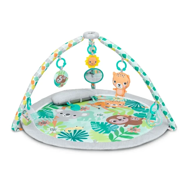BRIGHT STARTS Deka na hranie s aktivitami Wild Rainforest™ FoldAway™ 0m+