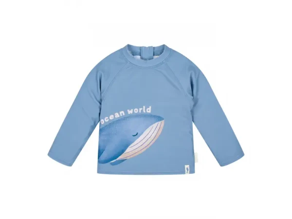 Little Dutch Plavecké triko dlouhý rukáv Ocean Blue vel. 62/68