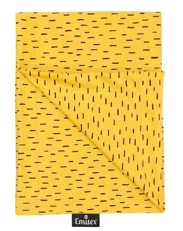 Deka letní  70x100 cm hořčicová čárka, oboustranná