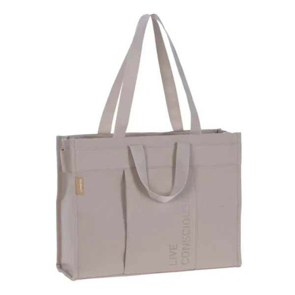 LÄSSIG Green Label Tote Up Bag 2024 taupe