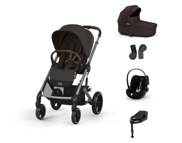 CYBEX Kombinovaný kočárek BALIOS S LUX SET M - Chocolate Brown