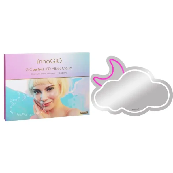 innoGIO Zrkadlo s neónovým LED podsvietením Vibes Cloud GIO-759C