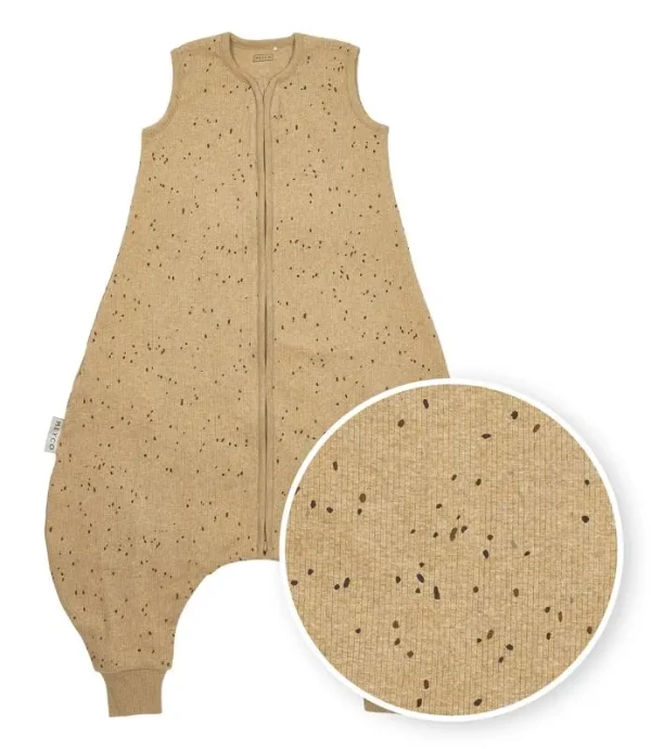 Letní Jumper RIB MINI SPOT vel.80 - Toffee melange