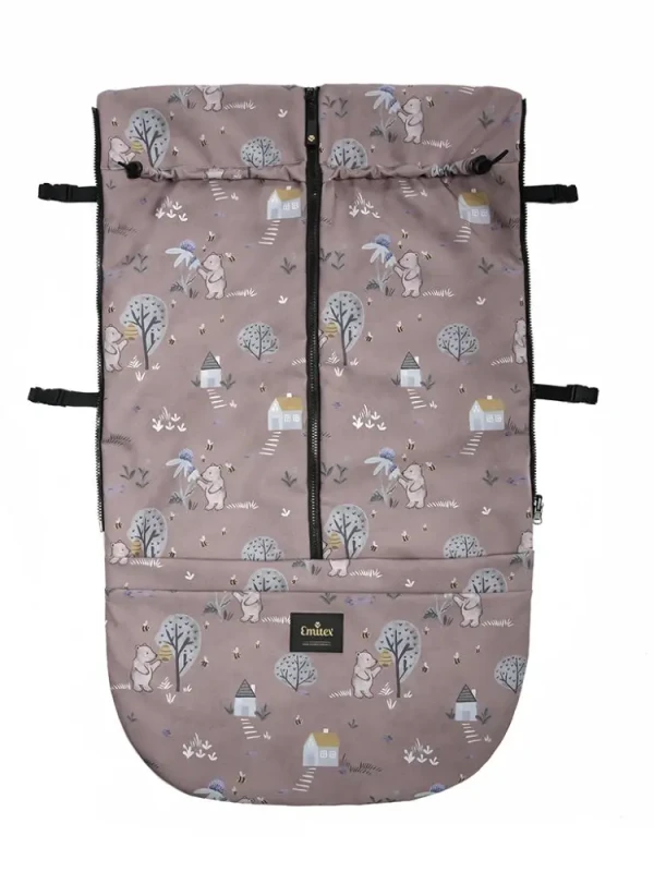 Emitex Jarná/Jesenná nepadacia deka ZIBIE Bearkins