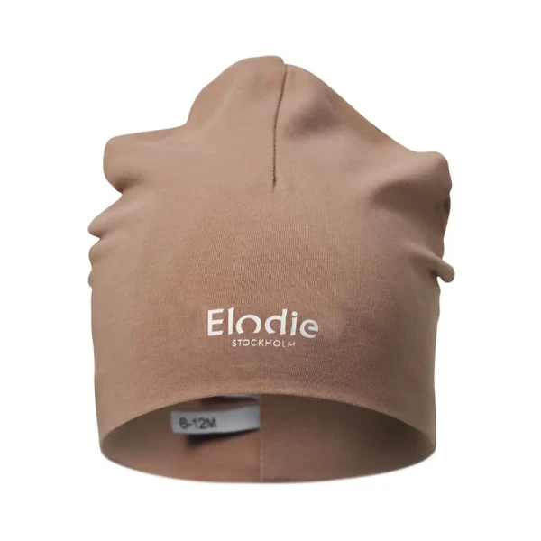 Elodie Details Bavlnená čiapka Logo Beanies - Soft Terracott 1-2 roky