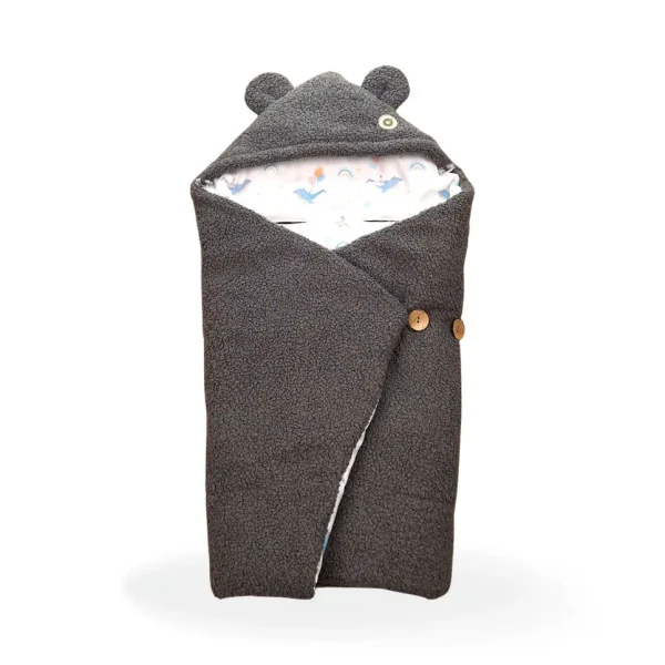 XKKO LUX Zimný zavinovací fusak do autosedačky - Sky Whale