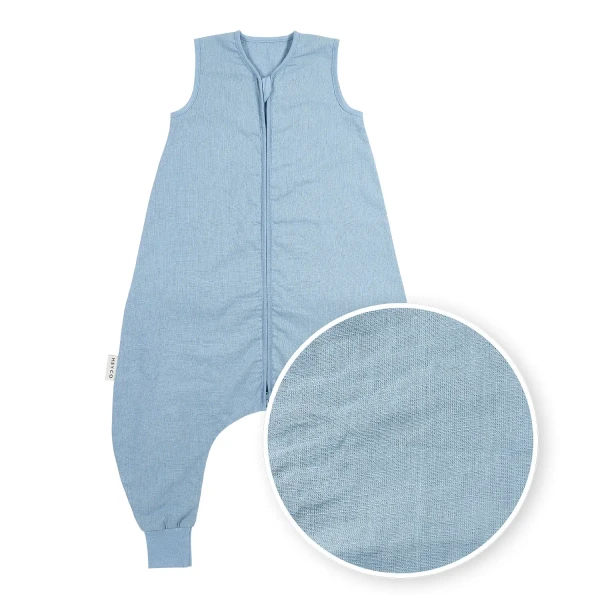 Meyco Letný ľanový Jumper 92 - Jeans Blue
