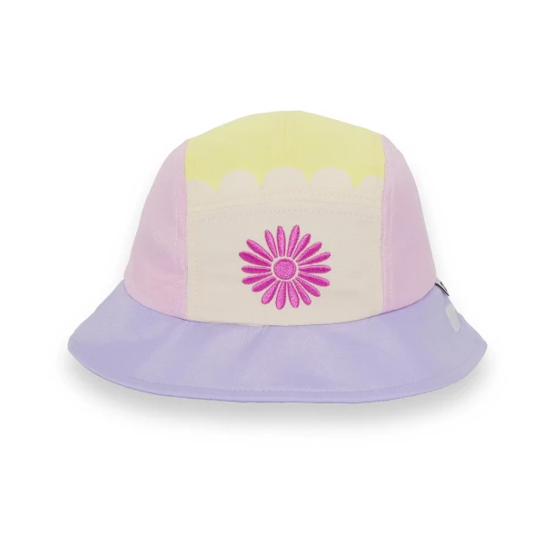 KiETLA FUN FLEUR klobúčik s UV ochranou - Flower Yellow 46-49 cm