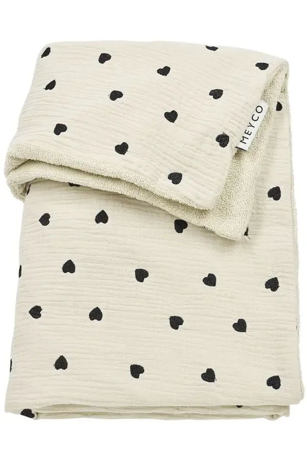 Mušelínová přikrývka Sweet Heart 75x100 - Soft sand