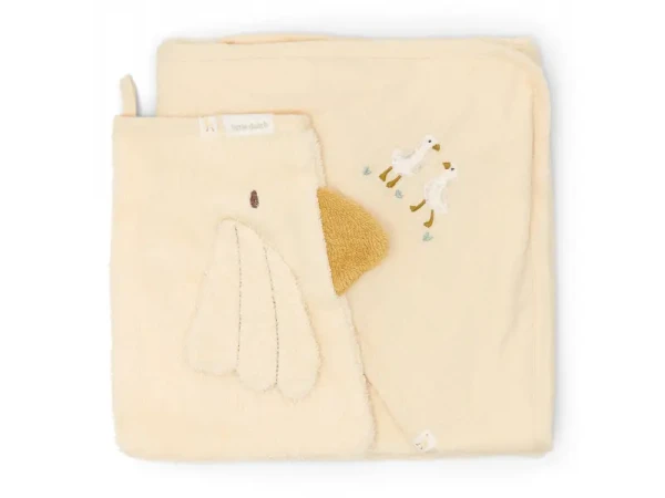 Little Dutch Dárková sada s osuškou Husa Newborn Naturals