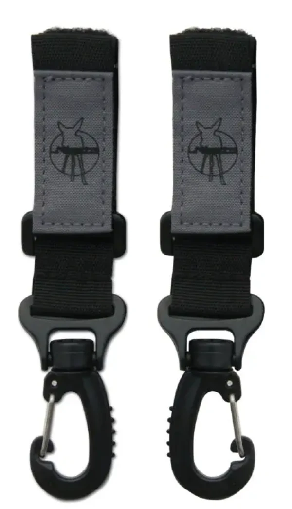 LÄSSIG Casual Stroller Hooks black