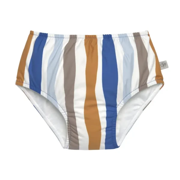 LÄSSIG Swim Diaper Boys 2024 waves blue/nature 19-24 mon.