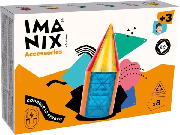 IMANIX MAGNETICKÁ STAVEBNICA CLASSIC CURVED - 8KS