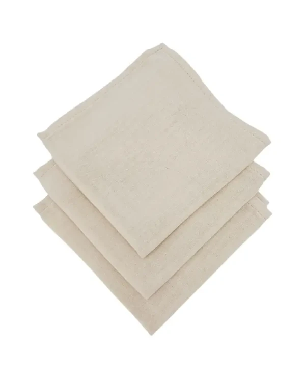 EKO Plenky mušelínové 3ks Latte 30x30 cm