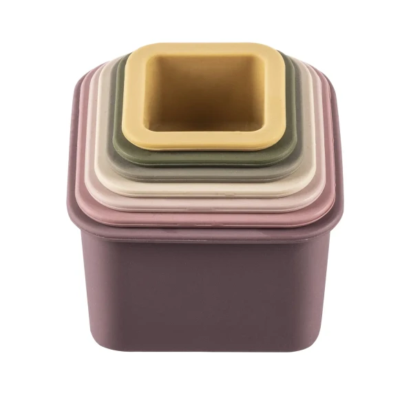 Zopa Silikónové stohovacie poháre, Multicolor
