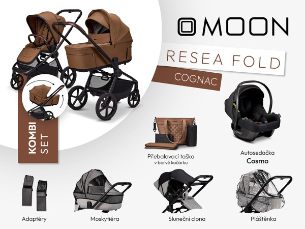 MOON ReSea FOLD kombi set - COGNAC