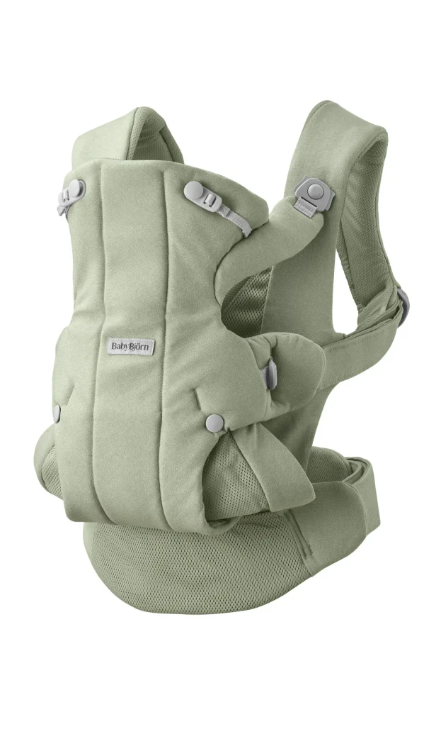 BABYBJORN nosítko HOLD Woven Light Green