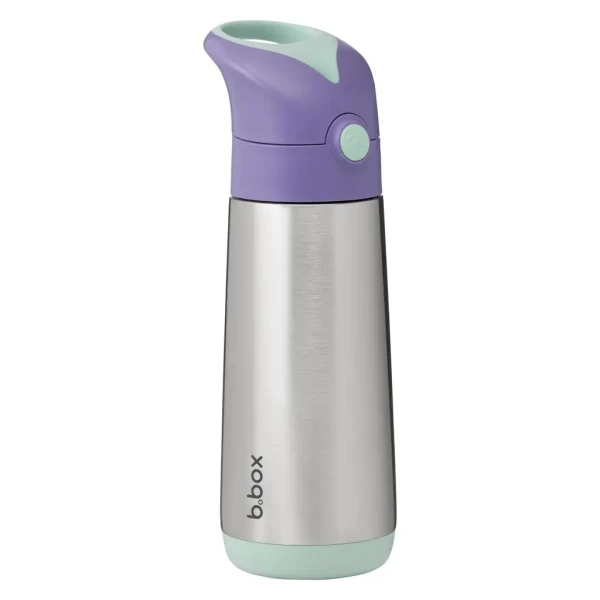 Termoska na pití s brčkem 500 ml - lilac pop