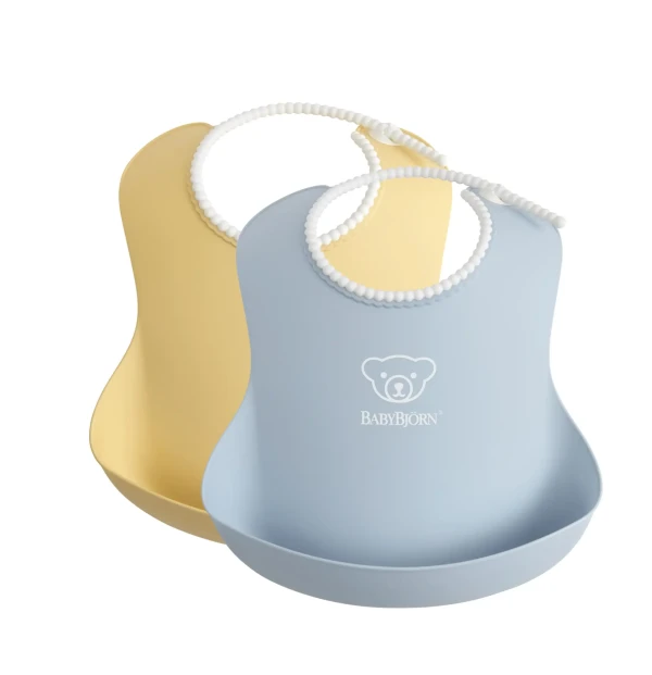 Babybjorn bryndáky 2 ks pudrově žlutý/pudrově modrý