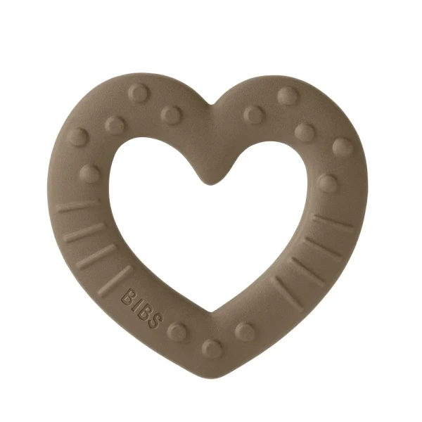 BIBS Baby Bitie hryzátko Heart Dark Oak