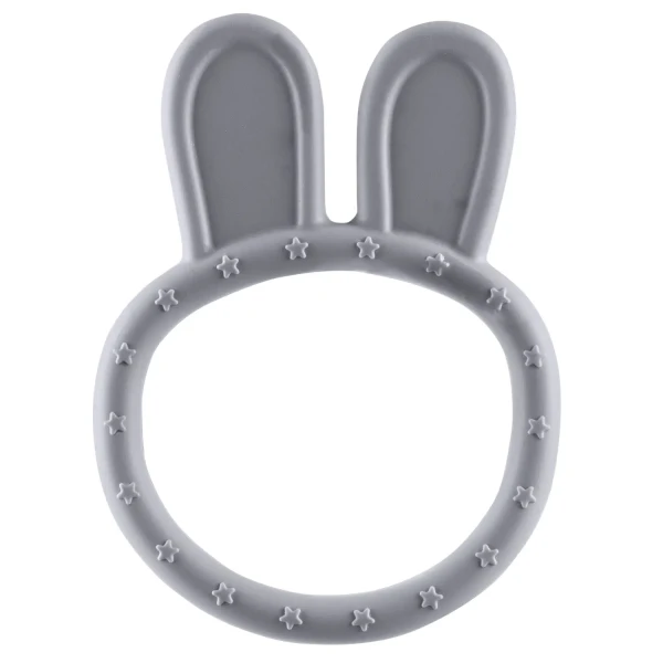Zopa Silikónové hryzátko Rabbit, Dove Grey