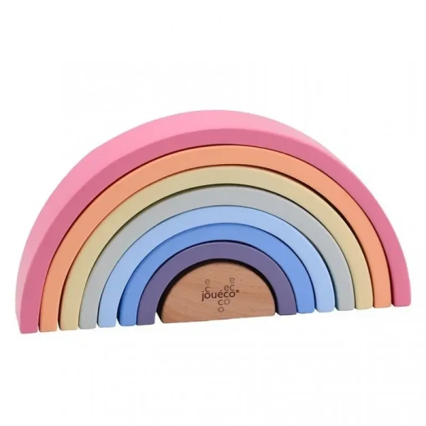 Jouéco Dřevěná duha Rainbow 8ks 12m+