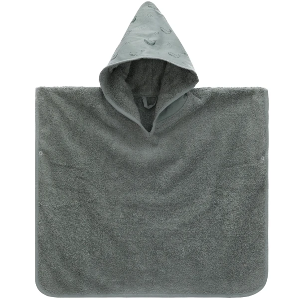 Fillikid detské pončo whale green