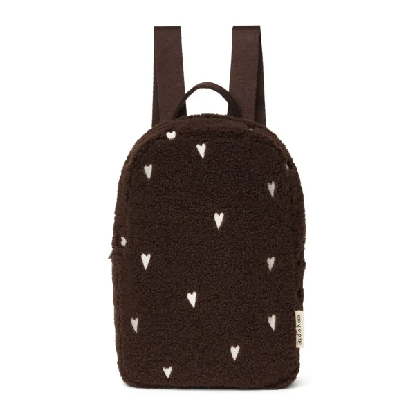 STUDIO NOOS - Teddy Mini BACKPACK - batôžtek Chocolate Hearts