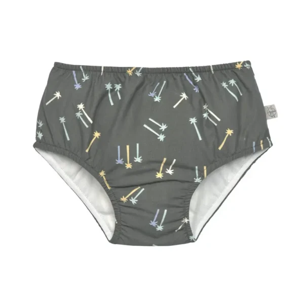 LÄSSIG Swim Diaper palms deep olive 07-12 mo.