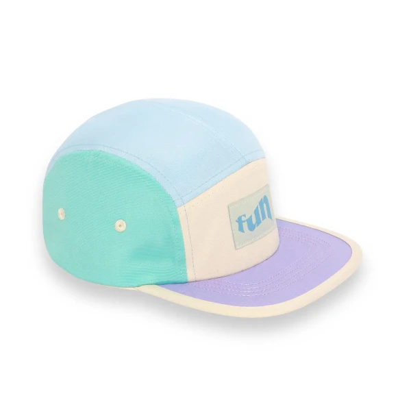 KiETLA ICONIK šiltovka s UV ochranou - Blue Fun 53-55 cm