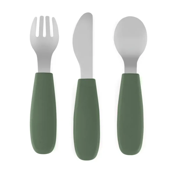 PETITE&MARS Sada příborů s nerezové oceli Take&Match Misty Green 12m+