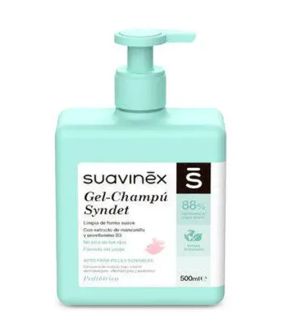 SUAVINEX | SYNDET gel - šampon - 500 ml + žínka ZDARMA