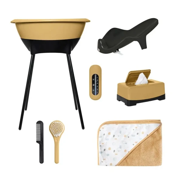 LUMA Kúpacia sada Honey Mustard s osuškou