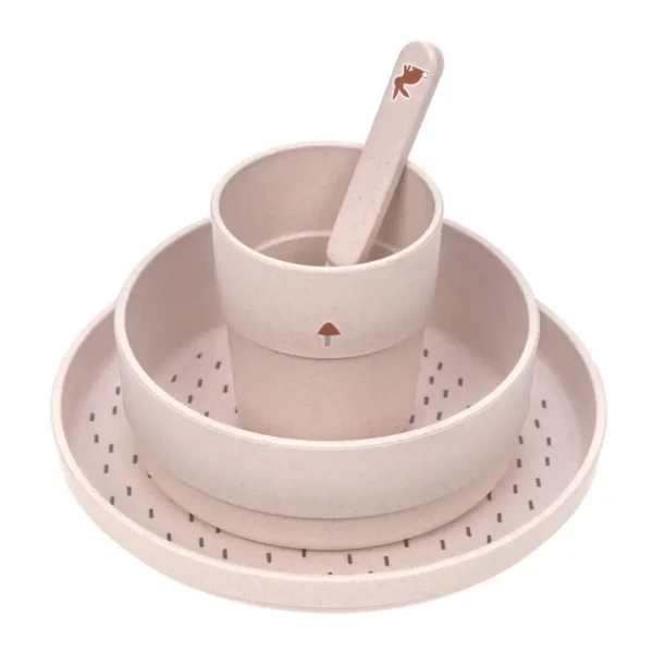 LÄSSIG Dish Set PP/Cellulose Little Forest rabbit
