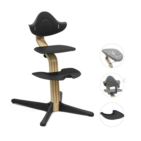 STOKKE® NOMI Newborn Bundle Oak Black