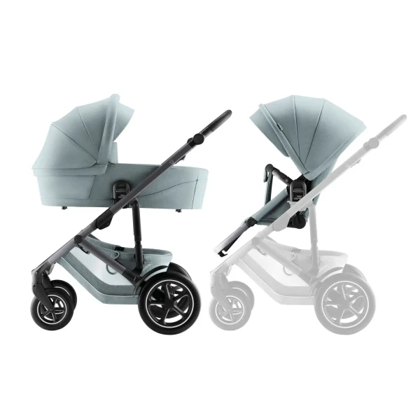BRITAX Sada kočíka Smile 5Z + hlboká vanička Style, Harbor Blue