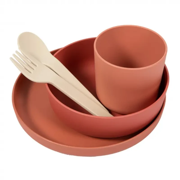 BO Jungle Jídelní sada CPLA 5ks Terracotta