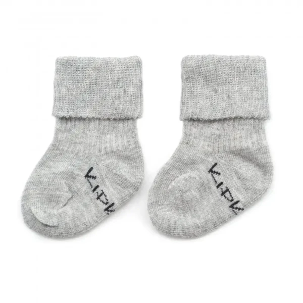 KipKep Dětské ponožky Stay-on-Socks NEWBORN 1pár Grey