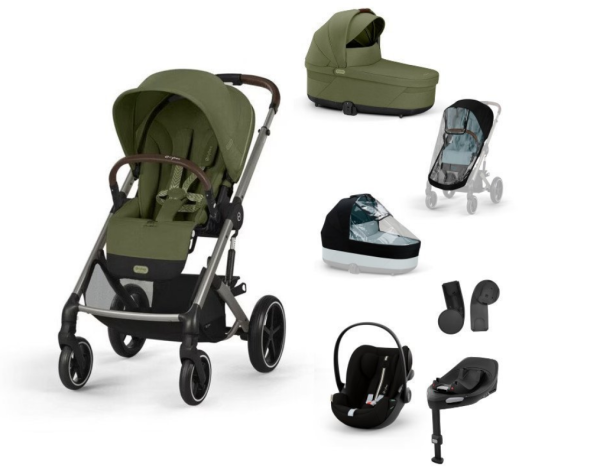 CYBEX Kombinovaný kočík BALIOS S LUX SET XL - Moss Green