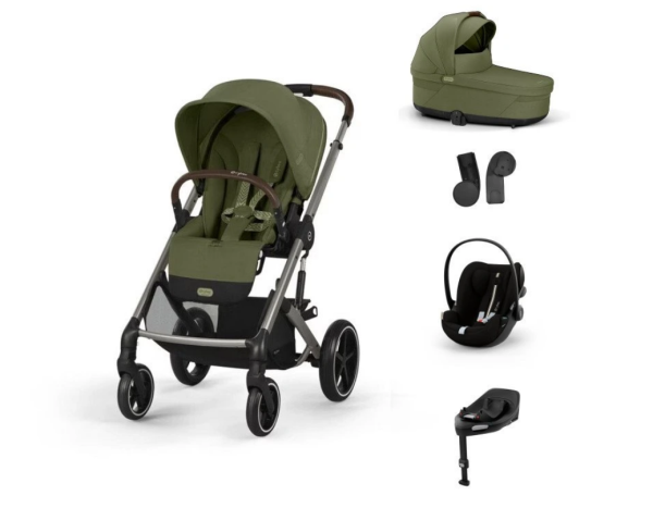 CYBEX Kombinovaný kočárek BALIOS S LUX SET M - Moss Green