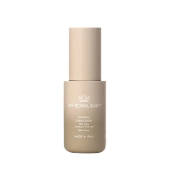 MyRoyalBaby Prírodný opaľovací krém SPF 50+ 50ml + kefka s puzdrom - AKCIA 1+1 ZADARMO