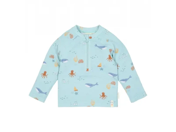 Little Dutch Plavecké tričko dlhý rukáv Ocean Friends veľ. 62/68