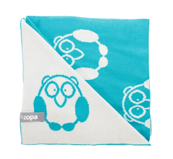 Zopa Detská deka Little Owl, Mint