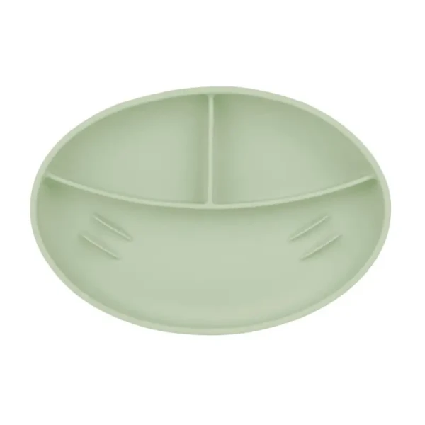 BabyMoov Silikónový tanier Green